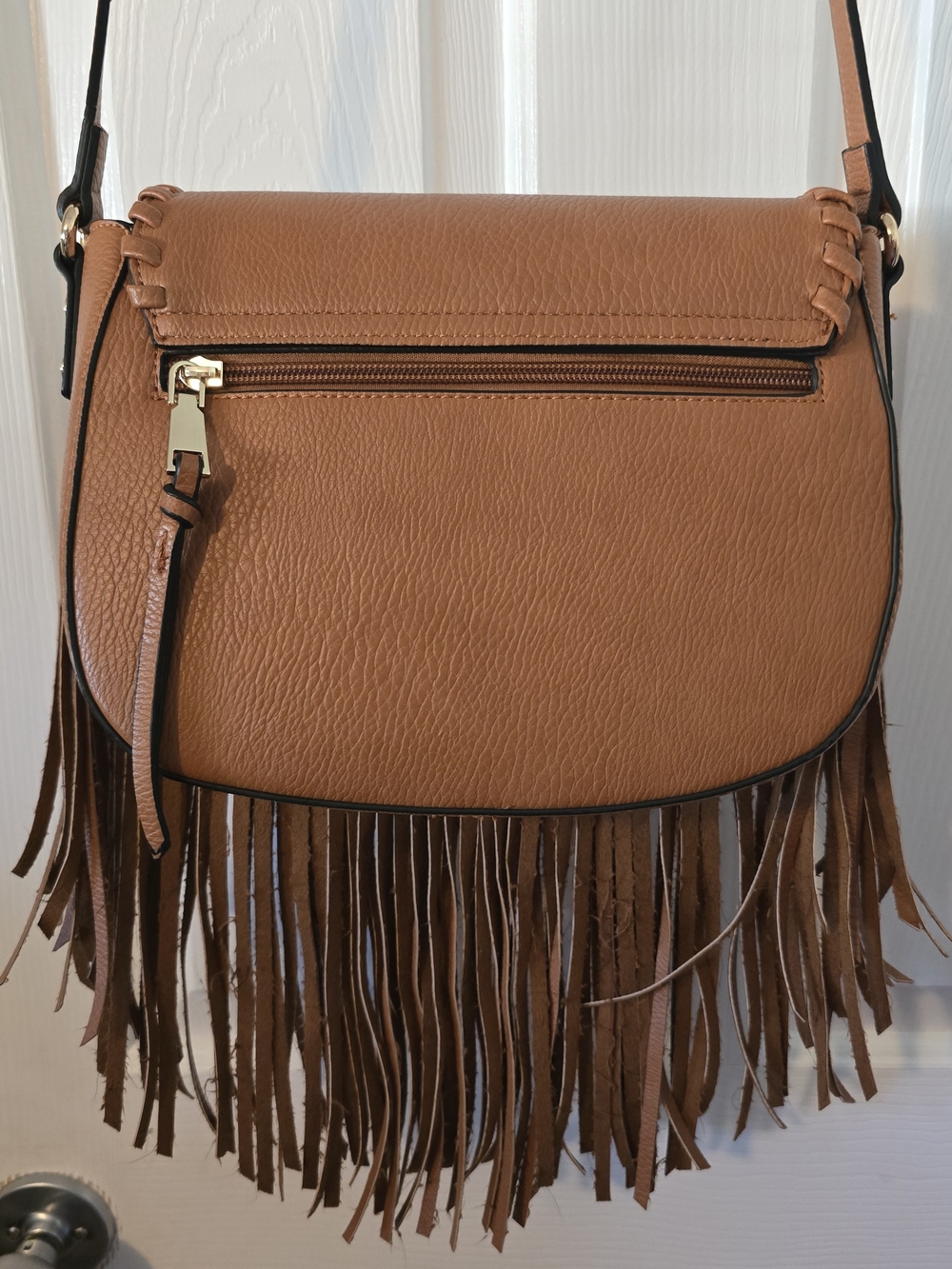 Poppy And Peonies Canyon Cognac Fringe Crossbody Bag, Margaux Wallet And ISU - Picture 2 of 7